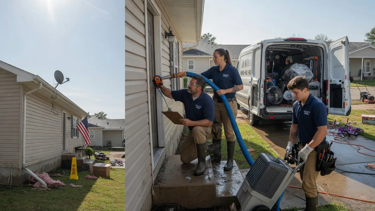 Ceiling Water Damage Restoration in Genoa, WI near me